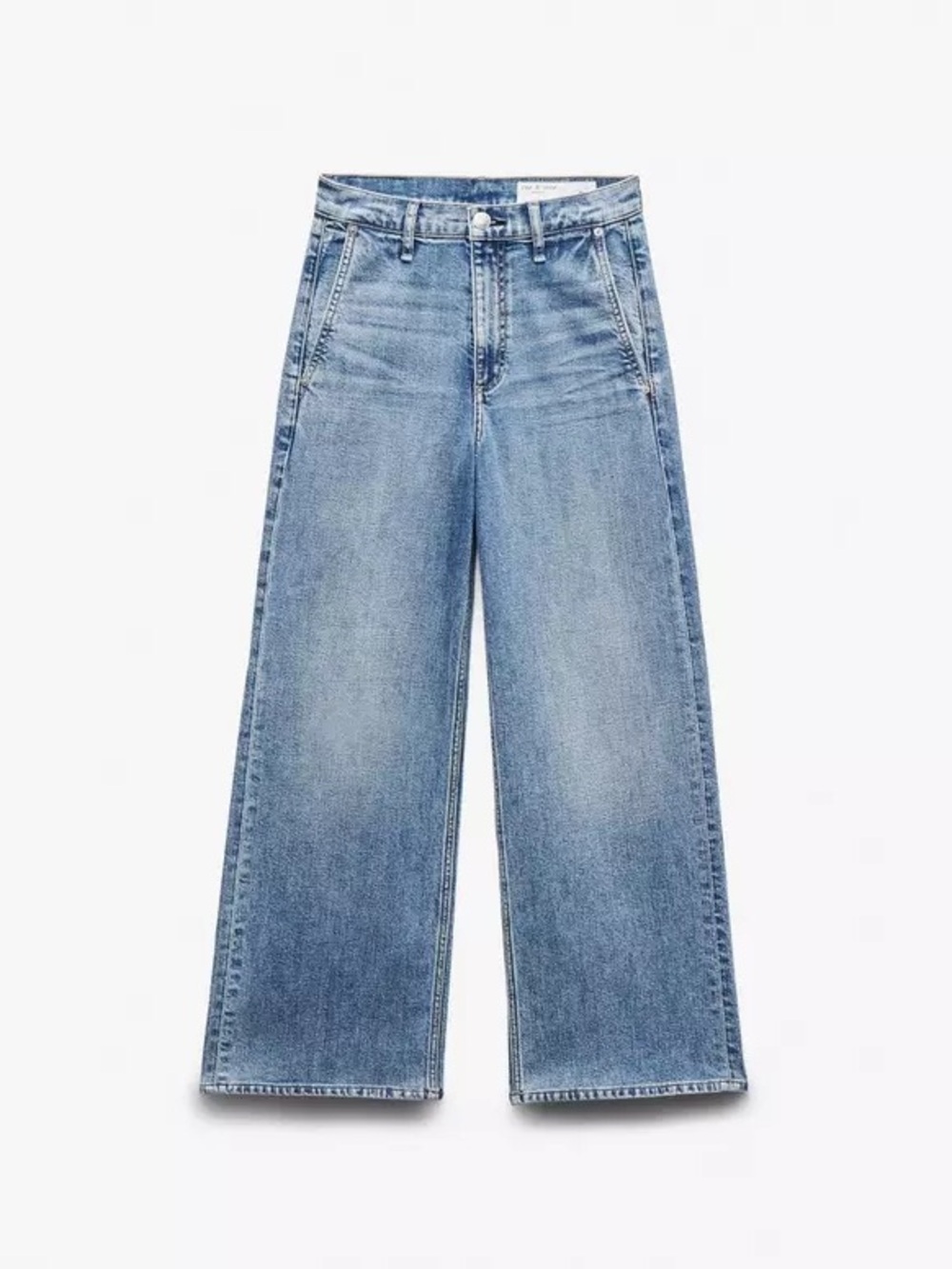 NWOT Andi High Rise Ankle Wide-Leg Jeans